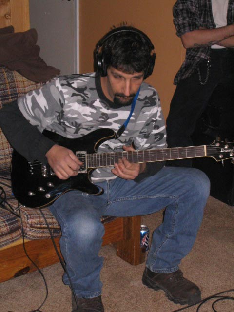 Crushpile photo newcut mike guitar 1